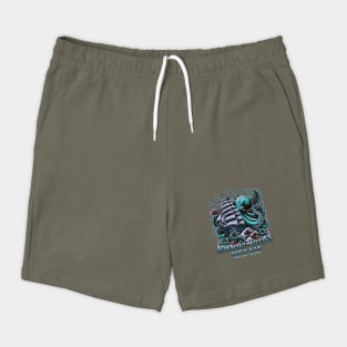 RowBoat Willie's Dock Bar Millers Island Sparrows Point Maryland Kraken Edition Shorts