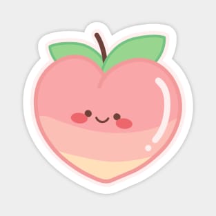 Kawaii Cute Peach Magnet