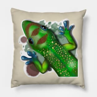 Gold Dust Day Gecko Pillow