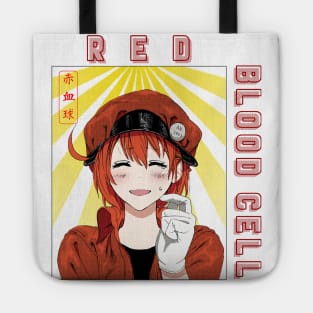 cells at work red blood cell with BACK PRINT Tote