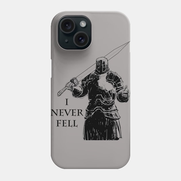 Black Iron Tarkus never fell Phone Case by frenkp