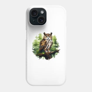 Great Horned Owl Phone Case