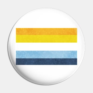 Shimmer AroAce Pride Flag Pin