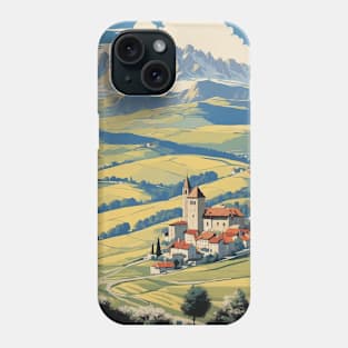 Franche Comte France Vintage Poster Tourism Phone Case