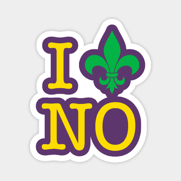 Mardi Gras Fleur-de-Lis Sticker