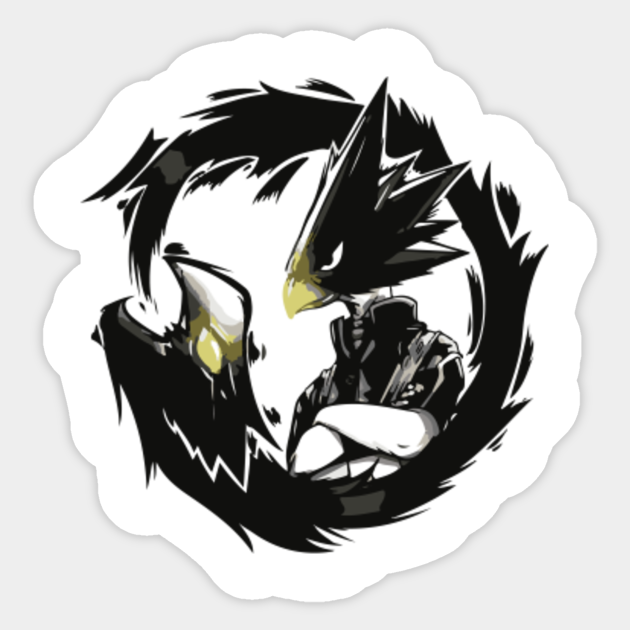 Fumikage Tokoyami My Hero Academia Sticker Teepublic Season five just started, and so. fumikage tokoyami
