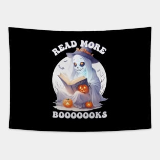 Read More Books, Halloween Bookish Ghost Tapestry