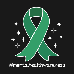 Mental Health Awareness, Mental Health Awareness Ribbon T-Shirt