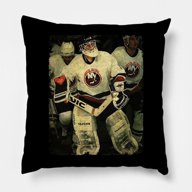 Danny Lorenz - New York Islanders, 1991 Pillow by Momogi Project