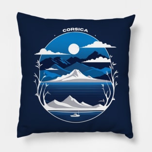 Corsica Island Pillow