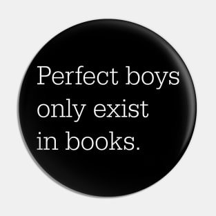 perfect boys only exist in books Pin