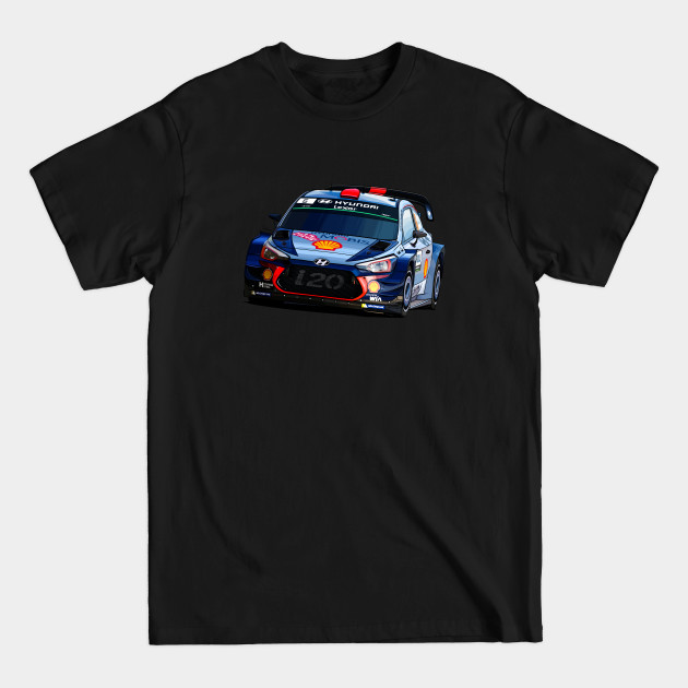 Disover Hyundai i20 WRC - Illustration - Hyundai I20 Wrc - T-Shirt