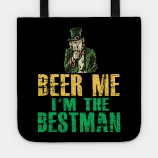 FUNNY BEER ME I'M THE BESTMAN Tote