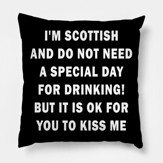 Scottish - St Patricks day Pillow by valentinahramov