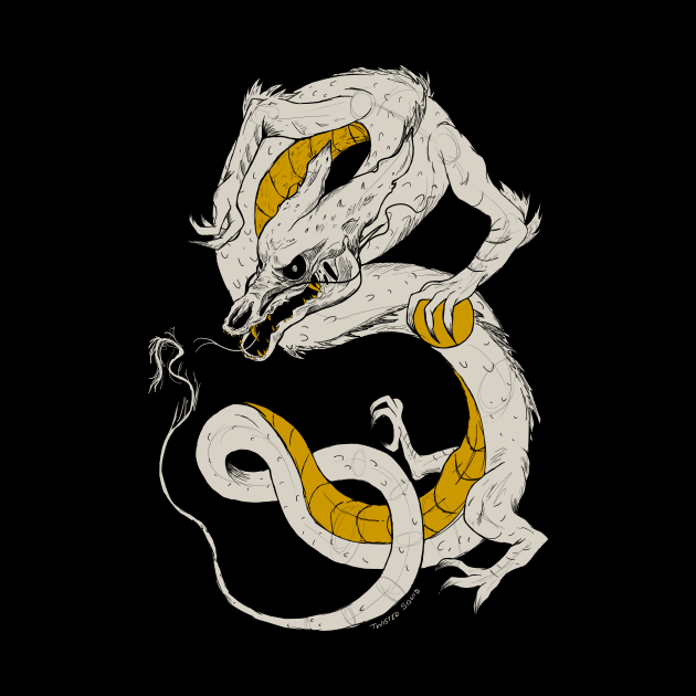 Golden Kin Dragon by Twisted Squid