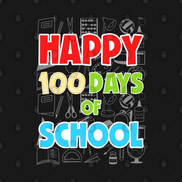 Happy 100th Day of School 100 Days of School Teacher Student by uglygiftideas