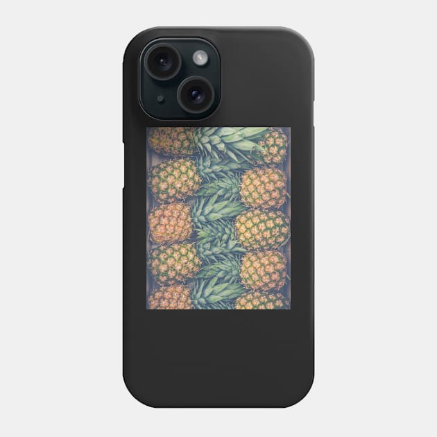 Fresh Market Pineapples Phone Case by mrdoomits