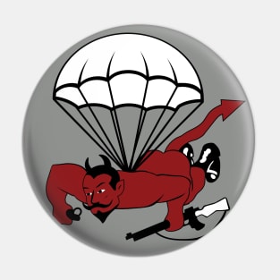 508 Red Devil Logo Pin