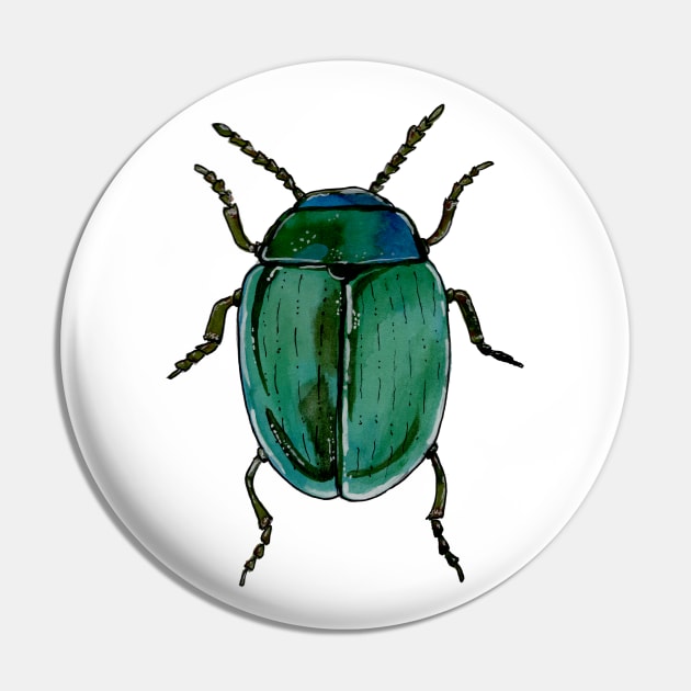 Beetle Pin by Wild Tangents