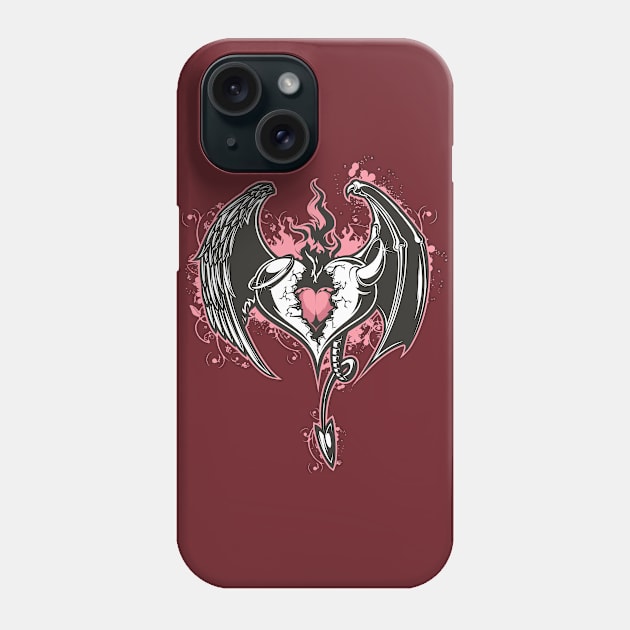 Evil Heart Phone Case by viSionDesign