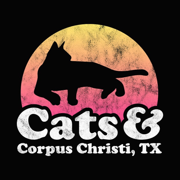 Cats and Corpus Christi Gift for Men, Women, Kids by JKFDesigns