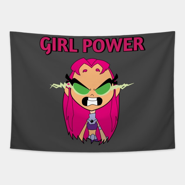 GIRL POWER Tapestry by Vectraphix