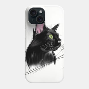 Love for Black Cats Phone Case