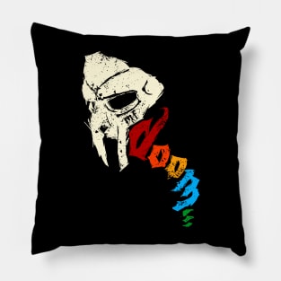 mf doom vintage Pillow