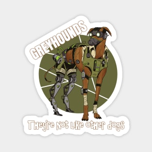 Greyhounds They're Not like Other Dogs Magnet