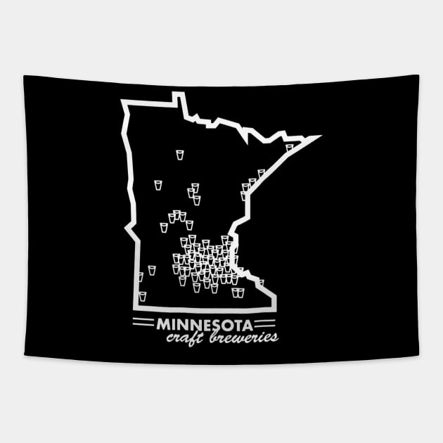 Minnesota Craft Breweries Drink Local MN Beer Hops Tapestry by marjaalvaro