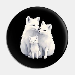 Fox Family Pin