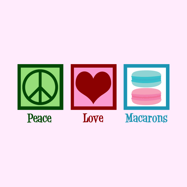 Peace Love Macarons by epiclovedesigns