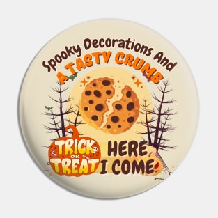 Sweet Halloween Surprises: Trick or Treat Cookie Pin