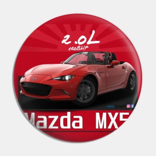 Mazda MX5 ND Red Pin