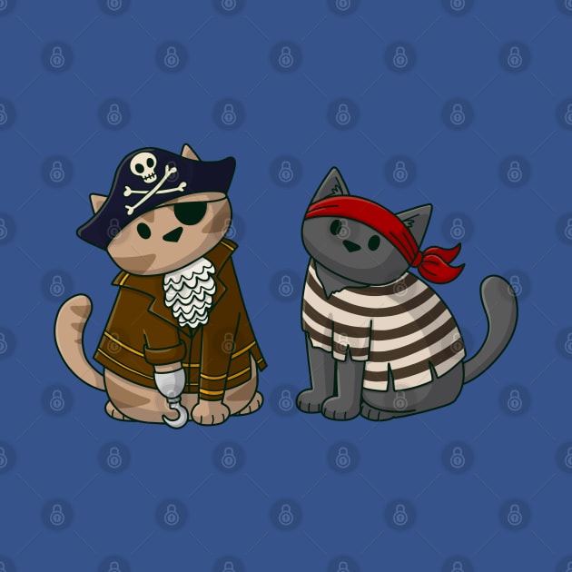 Pirate Cats by Doodlecats 