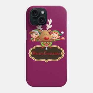 Merry Christmas Elves Phone Case