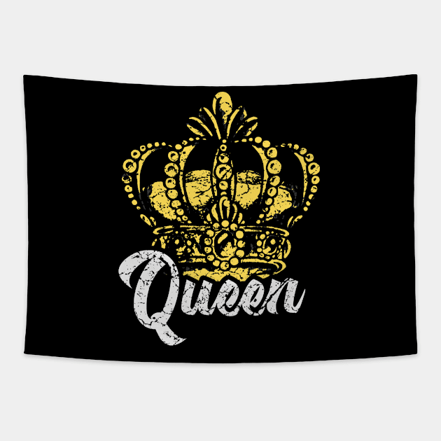 Queen Crown Tapestry by Mila46