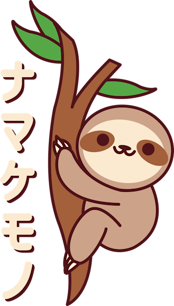 Kawaii Sloth Kids T-Shirt by Kappacino Creations