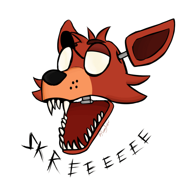 Foxy  Skree! by GummyRaptor