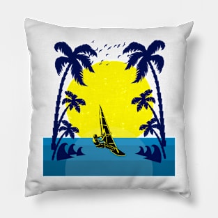 Sunny Serenity - Sunset Escape Pillow