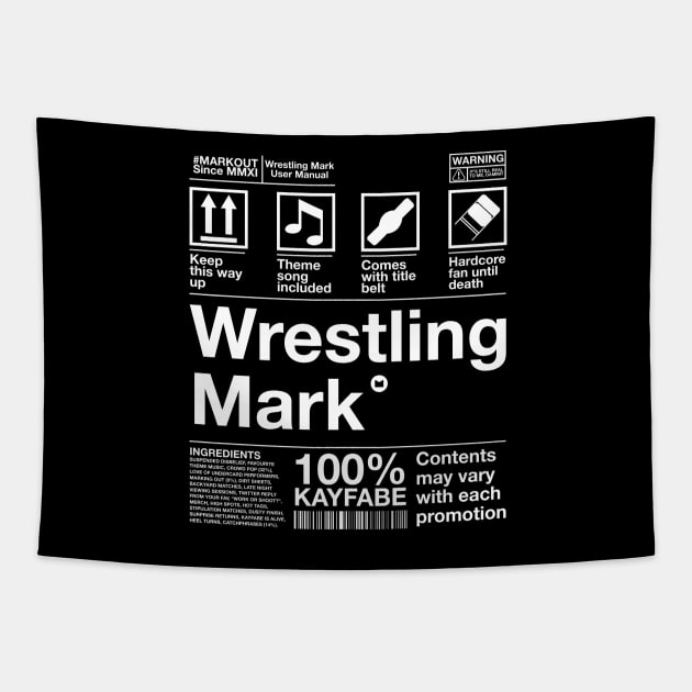 Wrestling Mark Manual! Tapestry by markout