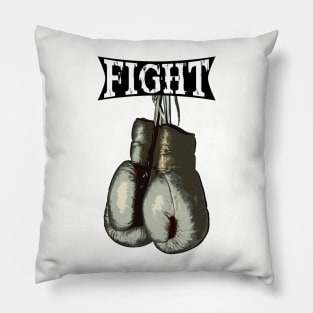 Vintage Boxing Gloves - Fight Pillow