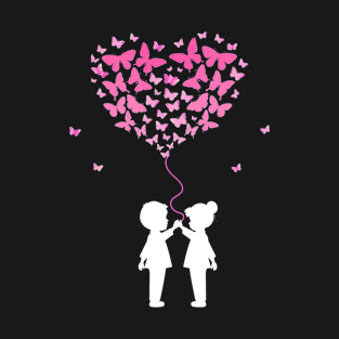 Heart Butterflies T-Shirt