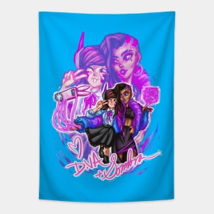 D.VA and Sombra Tapestry