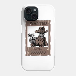 Vintage Skull Cowboy #2 Phone Case