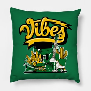 Good Vibes Pine Green Pillow