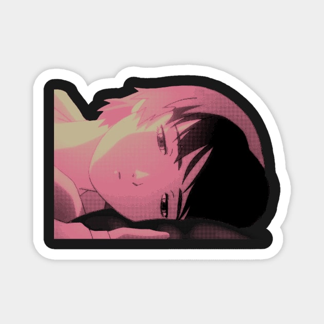 Lain Depressed Magnet by KokoroPopShop