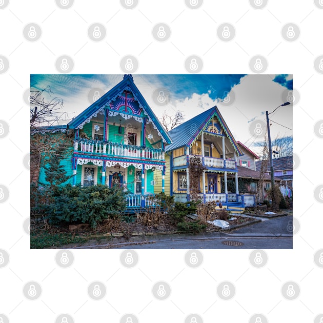 Victorian Gingerbread Cottages 3 by Robert Alsop