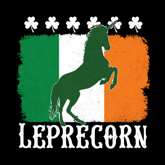 Leprecorn Irish Unicorn St Patricks Day 2018 by Eugenex