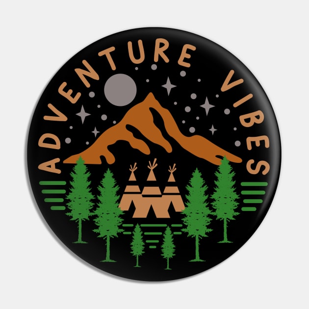 adventure - camping Pin by teemarket